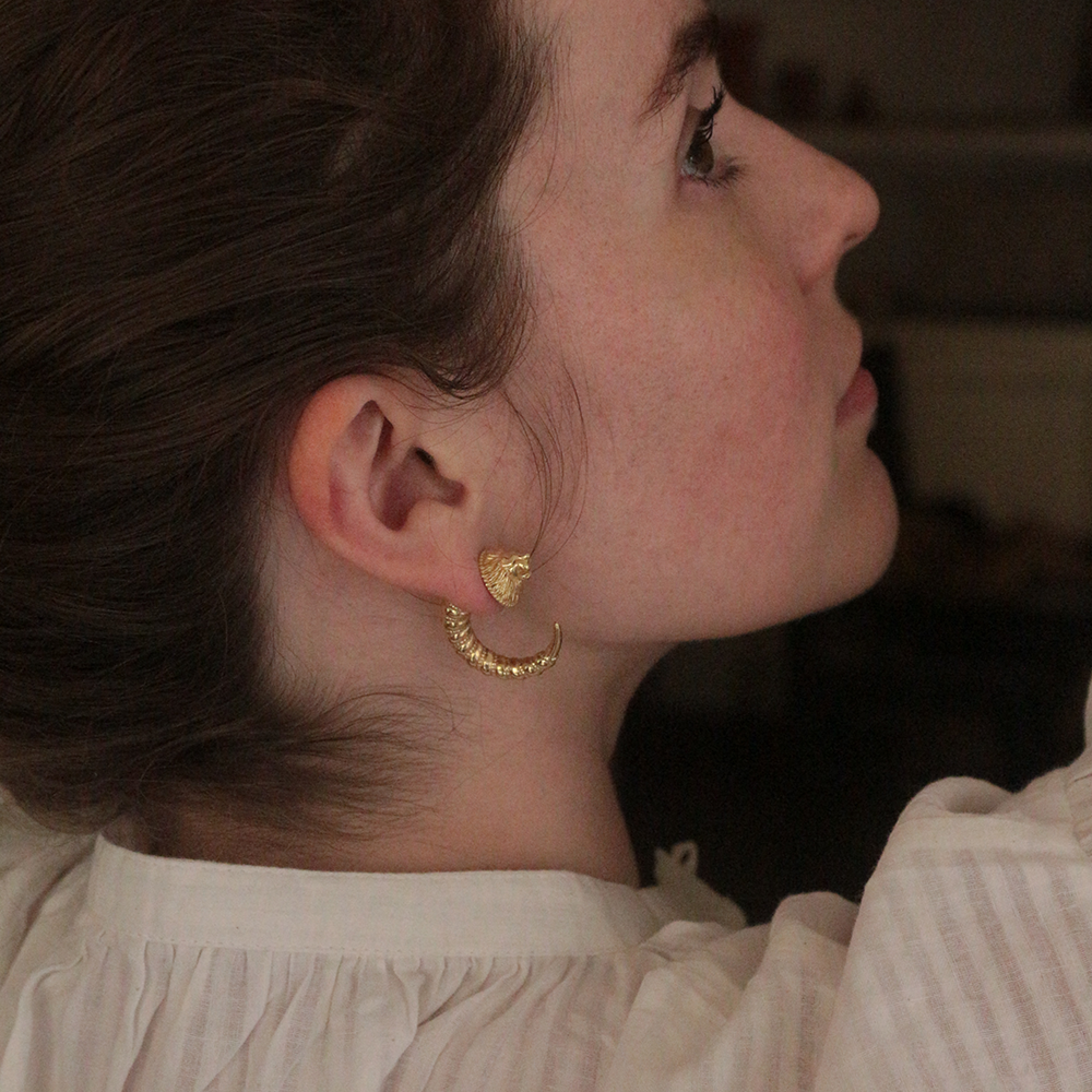 LION REVERSE HOOPS