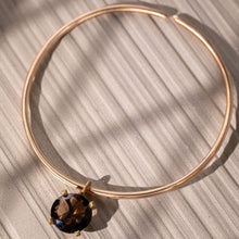 SMOKY QUARTZ ROUND GEO TORQUE