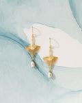 EAGLE PEARL DROP EARRINGS