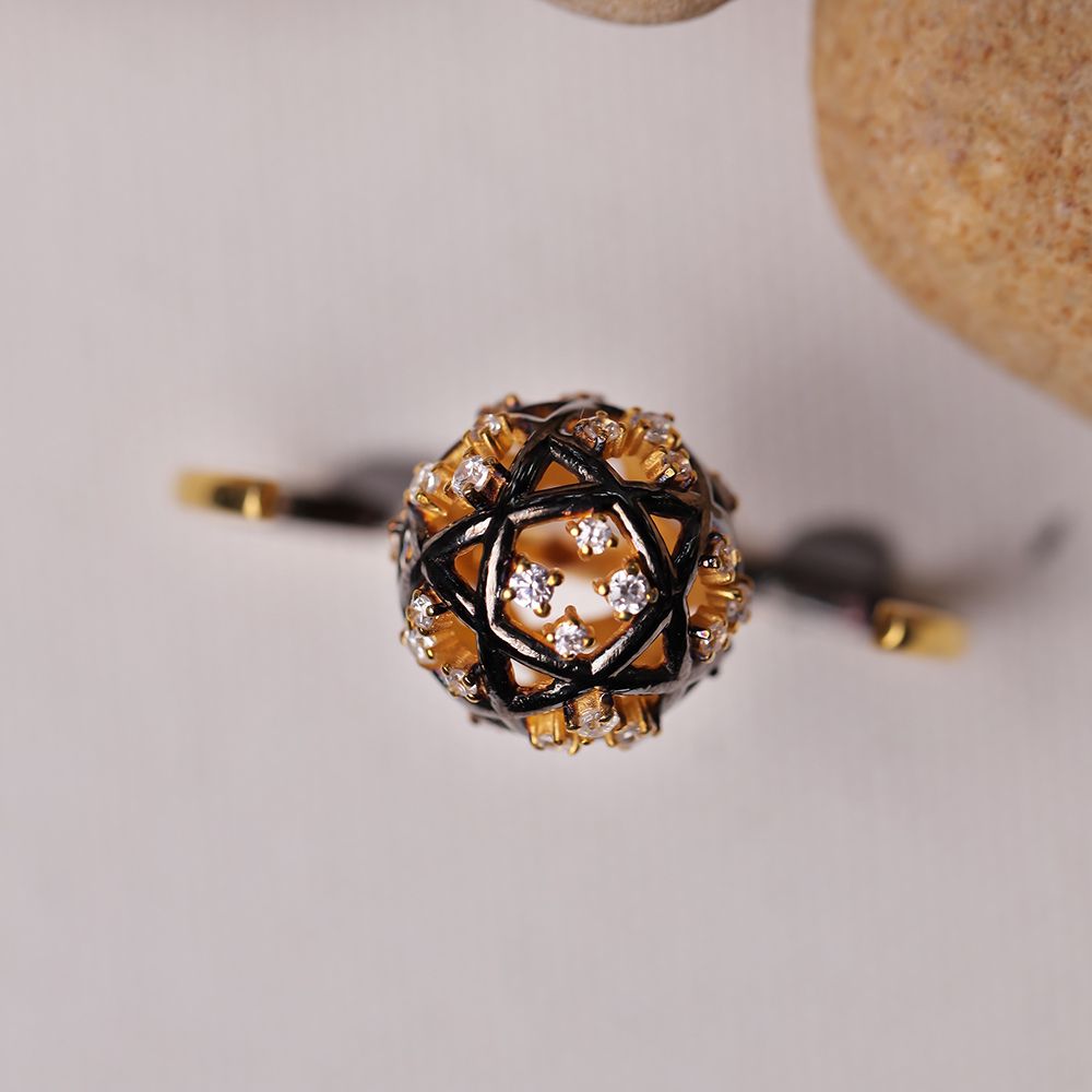 MERKABA TWO FINGER RING