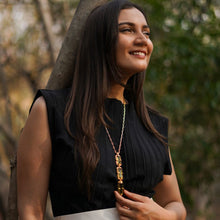 LEMON QUARTZ BAGUETTE NECKLACE