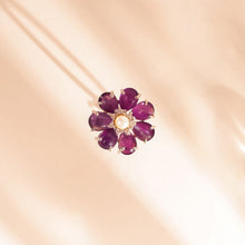 AMETHYST FLOWER RING