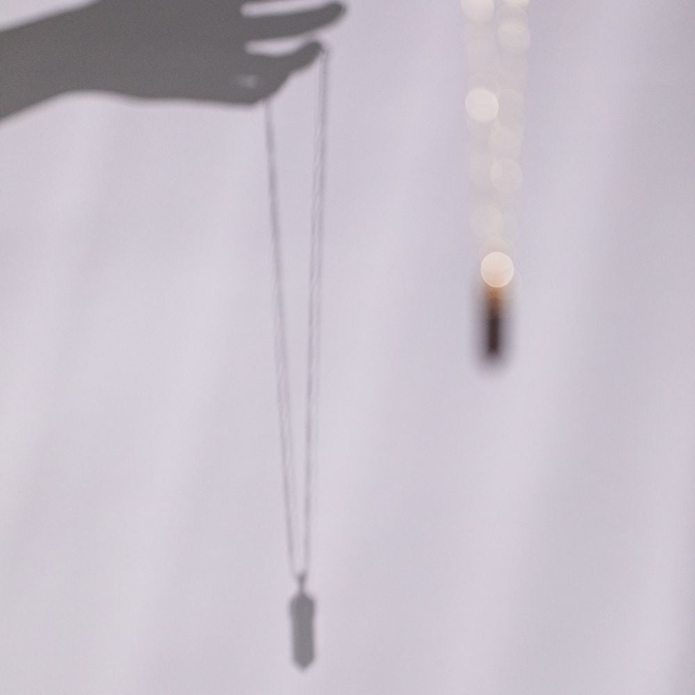 SMOKY QUARTZ PENCIL LARIAT