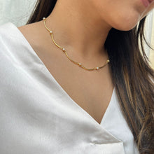 ARC NECKLACE WITH PEARLS