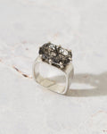 BLACK RUTILE SQ RING