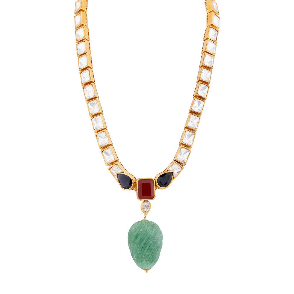 CARNELLION & IOLITE CHOKER