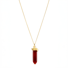 CARNELIAN PENCIL PENDANT