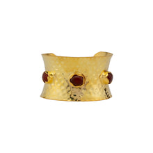 GOLD CARNELIAN CUFF