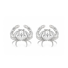 CRAB EARRINGS SILVER