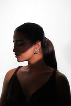 ROUND POLKI EAR STUDS