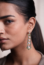 EMERALD & RUBY DANGLERS