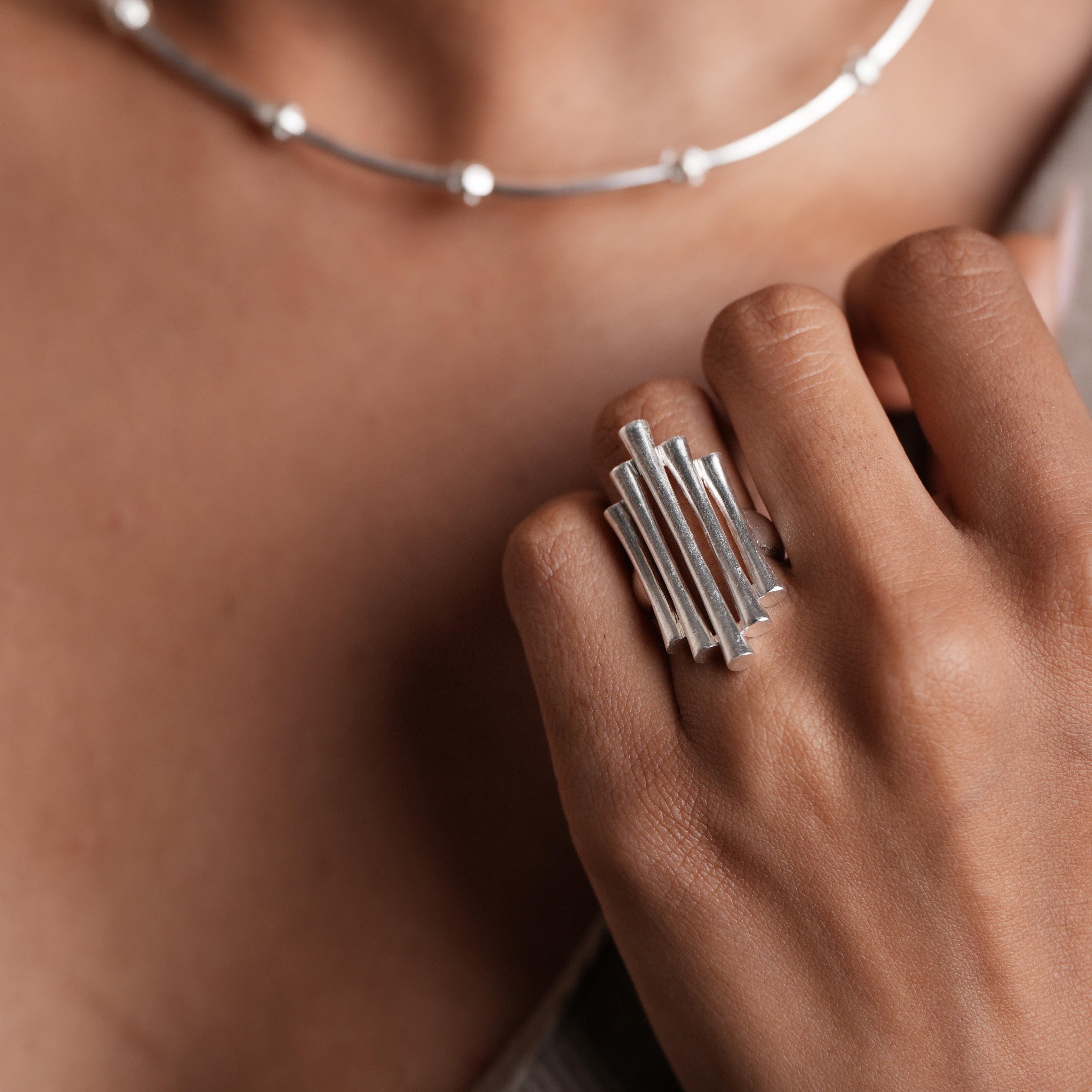 BEAM RING SILVER
