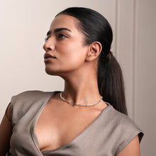 KOI GEOMETRIC CHOKER SILVER