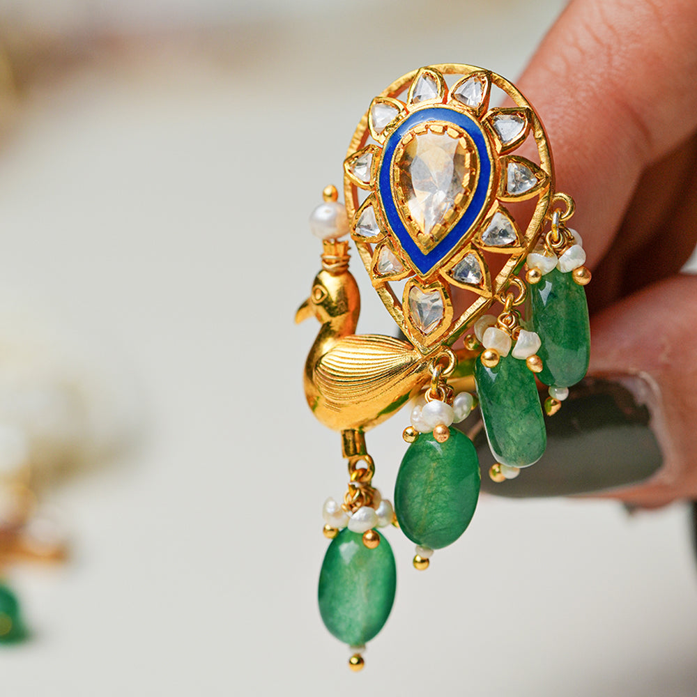 BLUE PEACOCK RING