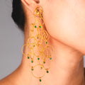 STATEMENT RINGLETS WITH EMERALDS