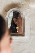 EAGLE PEARL DROP EARRINGS