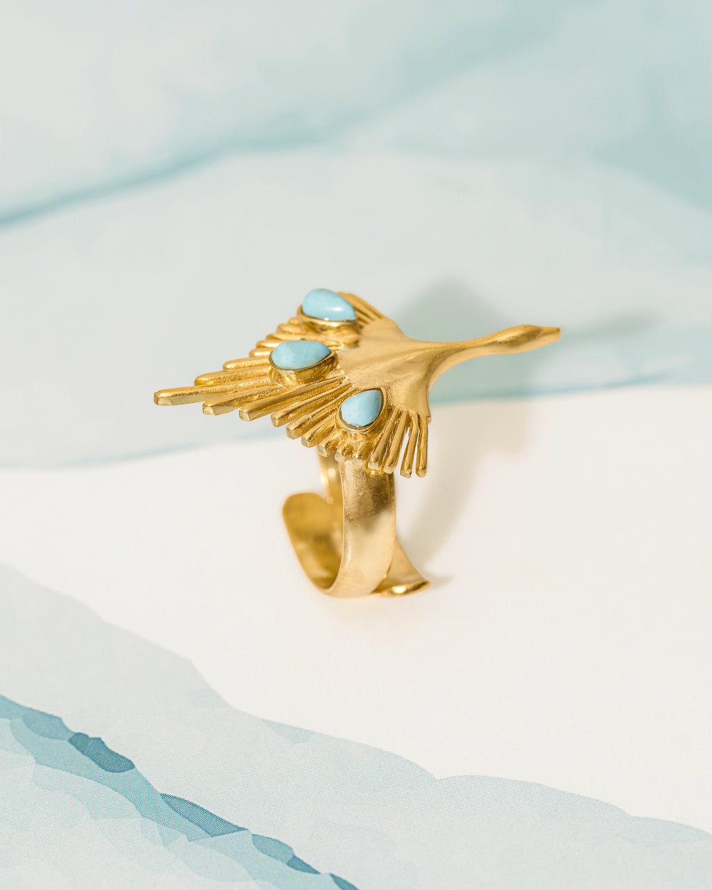 EAGLE TURQ RING