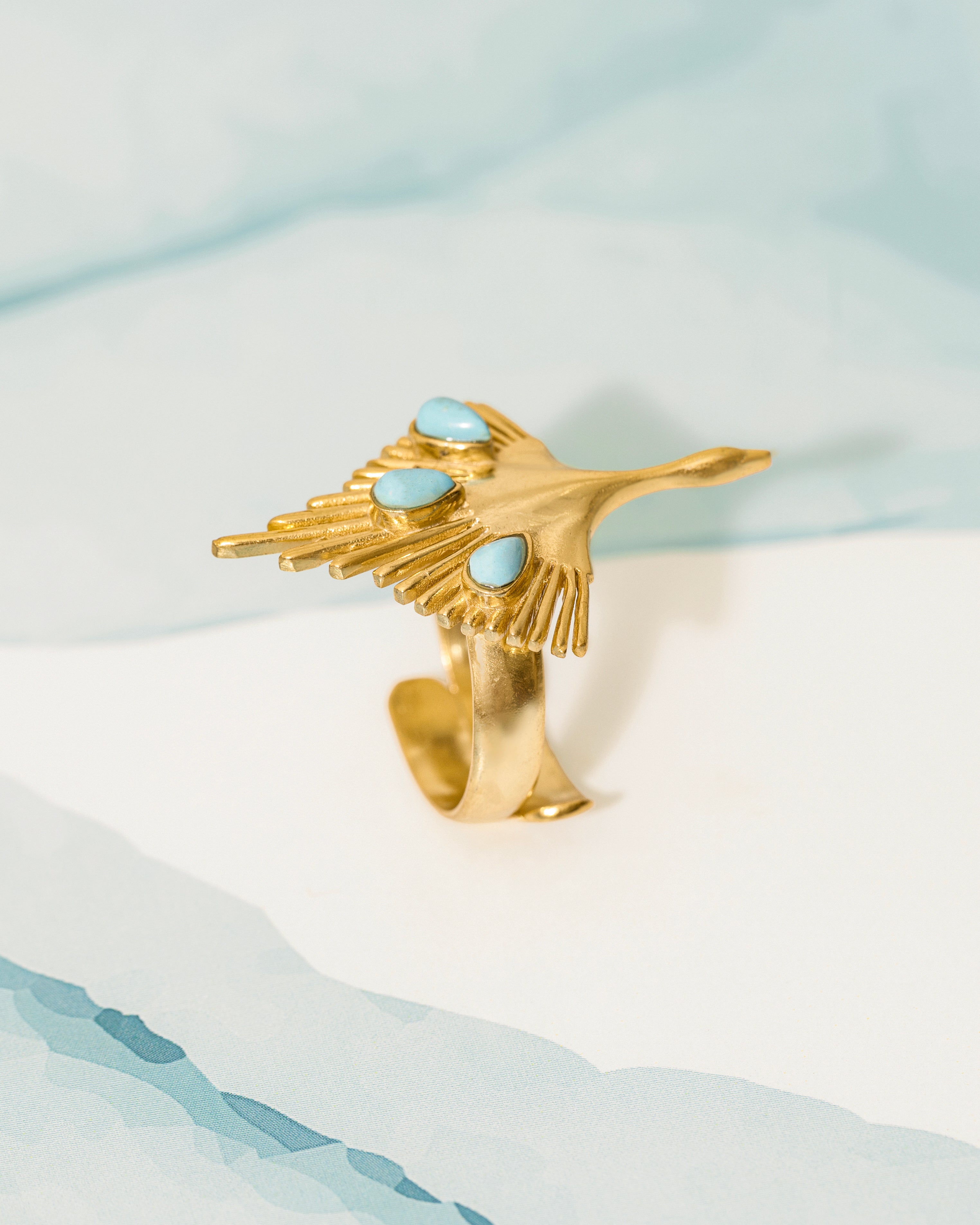 EAGLE TURQ RING