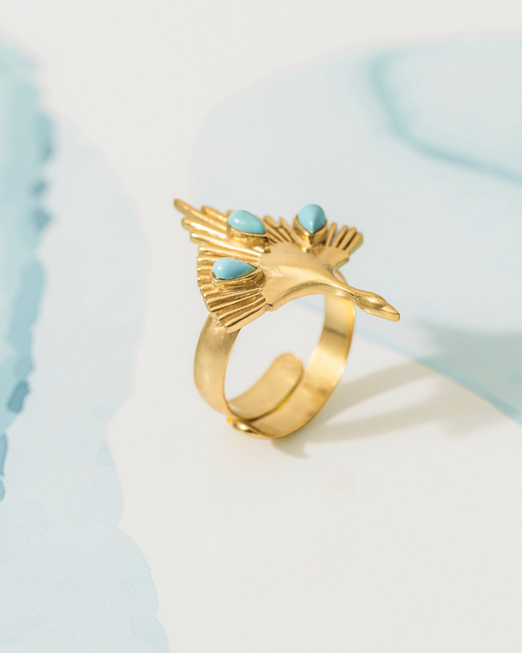 EAGLE TURQ RING