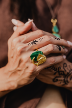 ELE MALACHITE RING