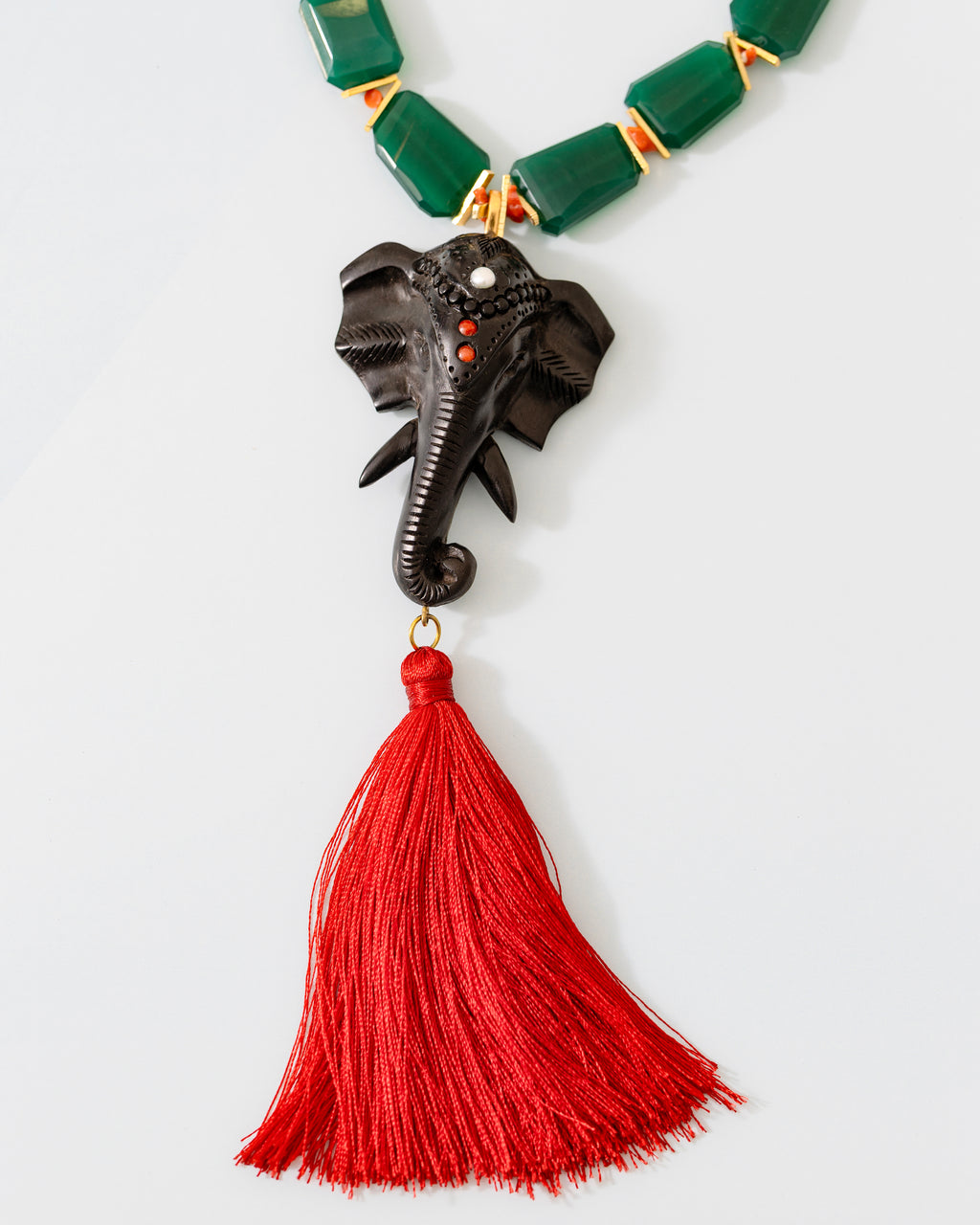 ELEPHANT LARIAT IN EBONY