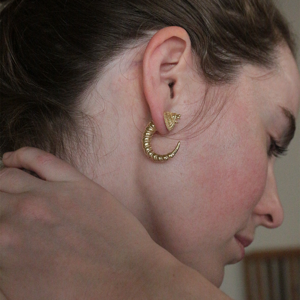 LION REVERSE HOOPS