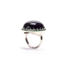 DOME AMETHYST RING | SILVER
