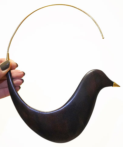 EBONY BIRD NECKLACE