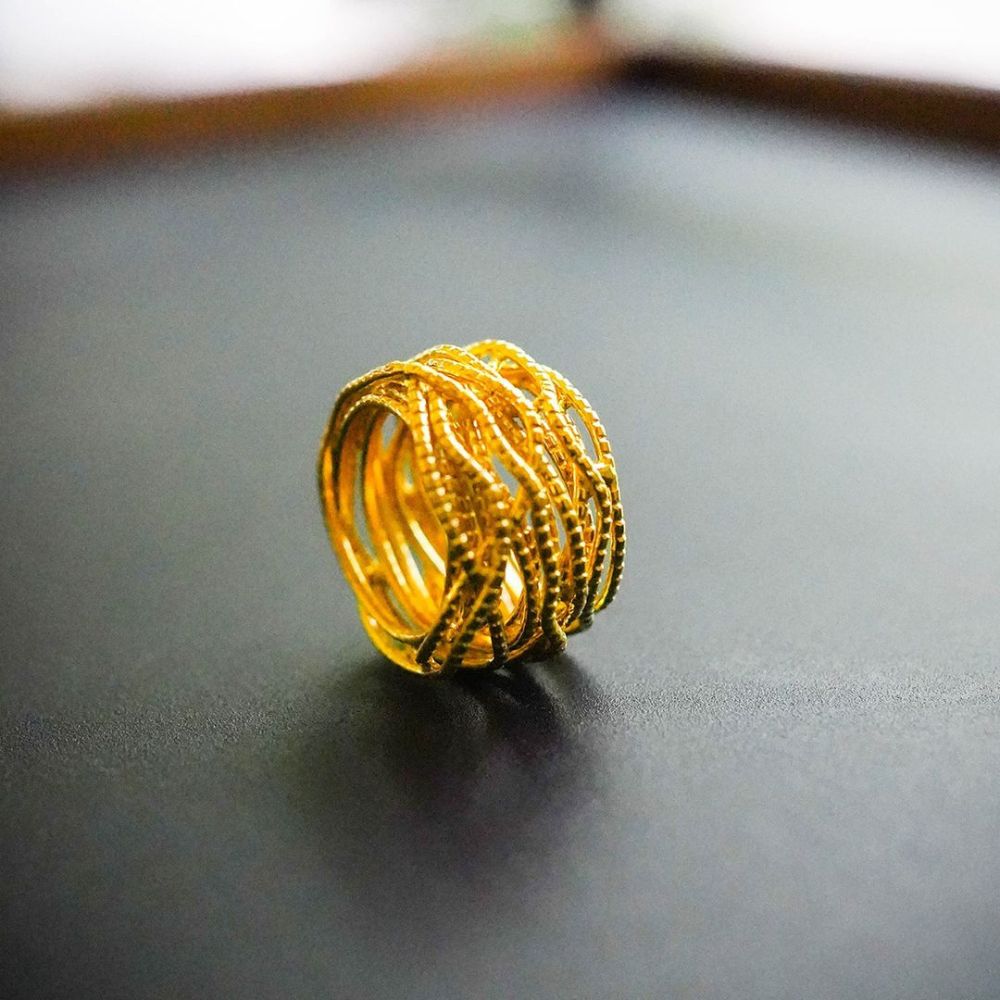 BAMBOO WRAP RING (Gold)