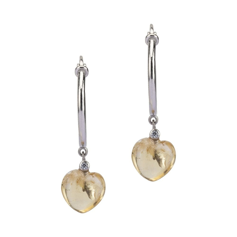 HEART BALI IN CITRINE