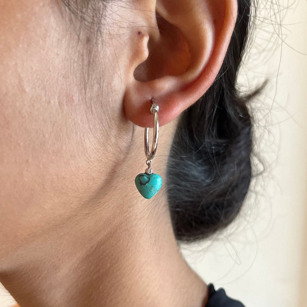 HEART BALI IN TURQUOISE