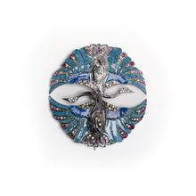YIN YAN BIRD BROOCH